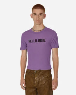 Stockholm (Surfboard) Club T-Shirts^Printed Rib T-Shirt Purple