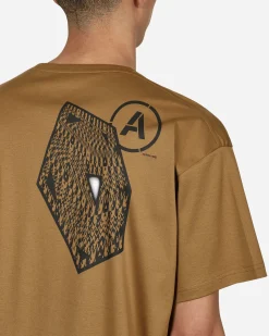 Acronym T-Shirts^Printed T-Shirt Brown
