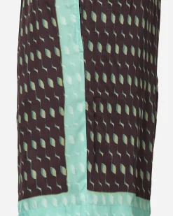 Dries Van Noten Shorts^Printed Viscose Shorts Brown