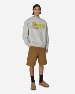 Brain Dead Sweatshirts^Progressive Artistry Crewneck Sweatshirt Heather Grey