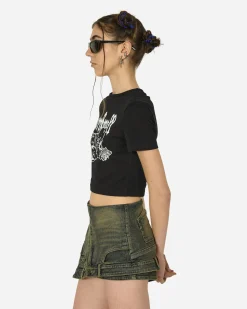 MARRKNULL T-Shirts^Punk Bear Slim-Fit T-Shirt Black