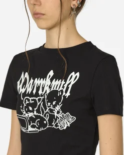 MARRKNULL T-Shirts^Punk Bear Slim-Fit T-Shirt Black