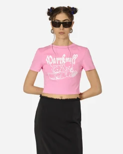 MARRKNULL T-Shirts^Punk Bear Slim-Fit T-Shirt Pink