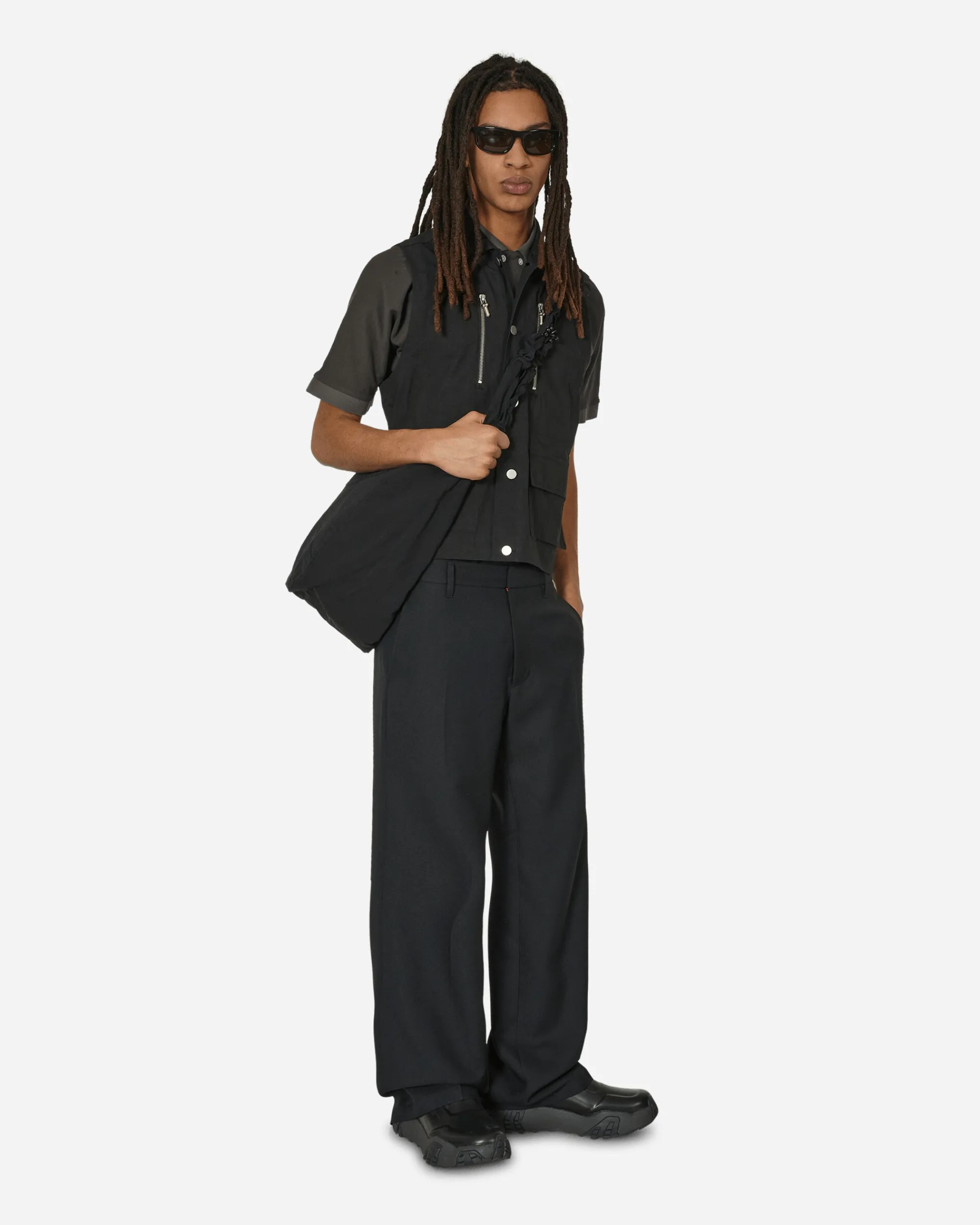 Phingerin Coats And Jackets^P-Zip Vest Black