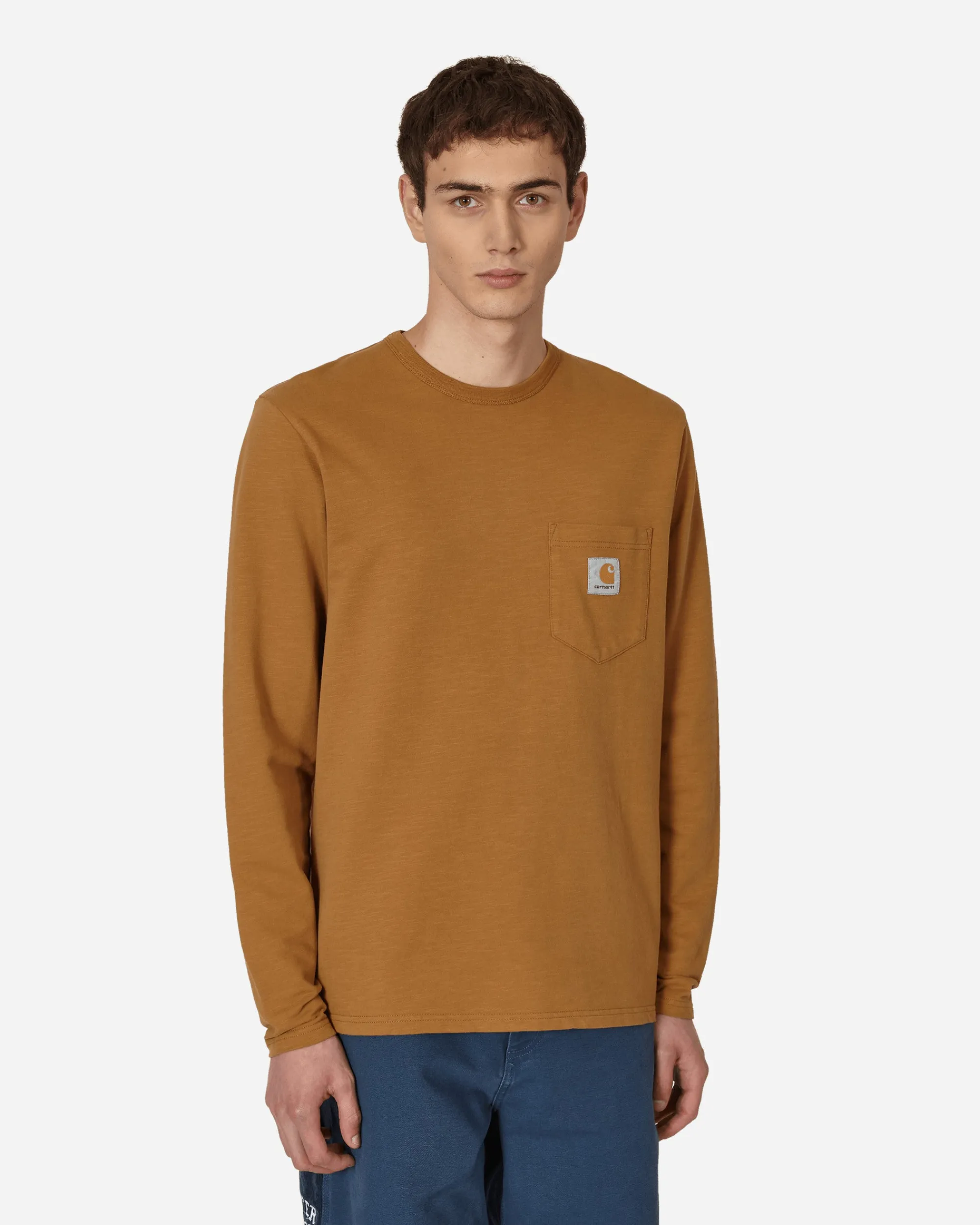 Carhartt WIP T-Shirts^Quartersnacks Slub Yarn Pocket Longsleeve T-Shirt Brown