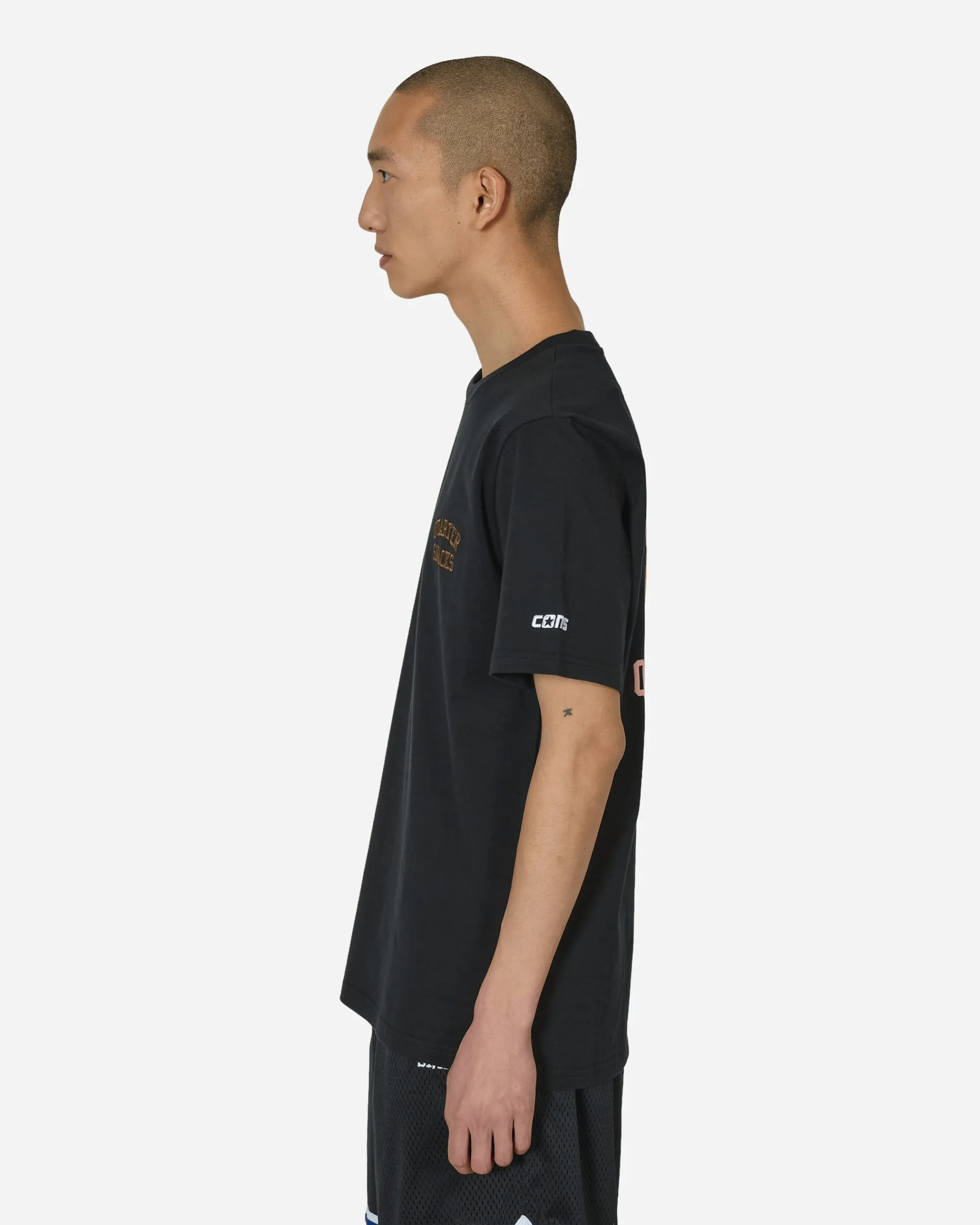 Converse T-Shirts^Quartersnacks T-Shirt Black