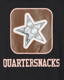 Converse T-Shirts^Quartersnacks T-Shirt Black