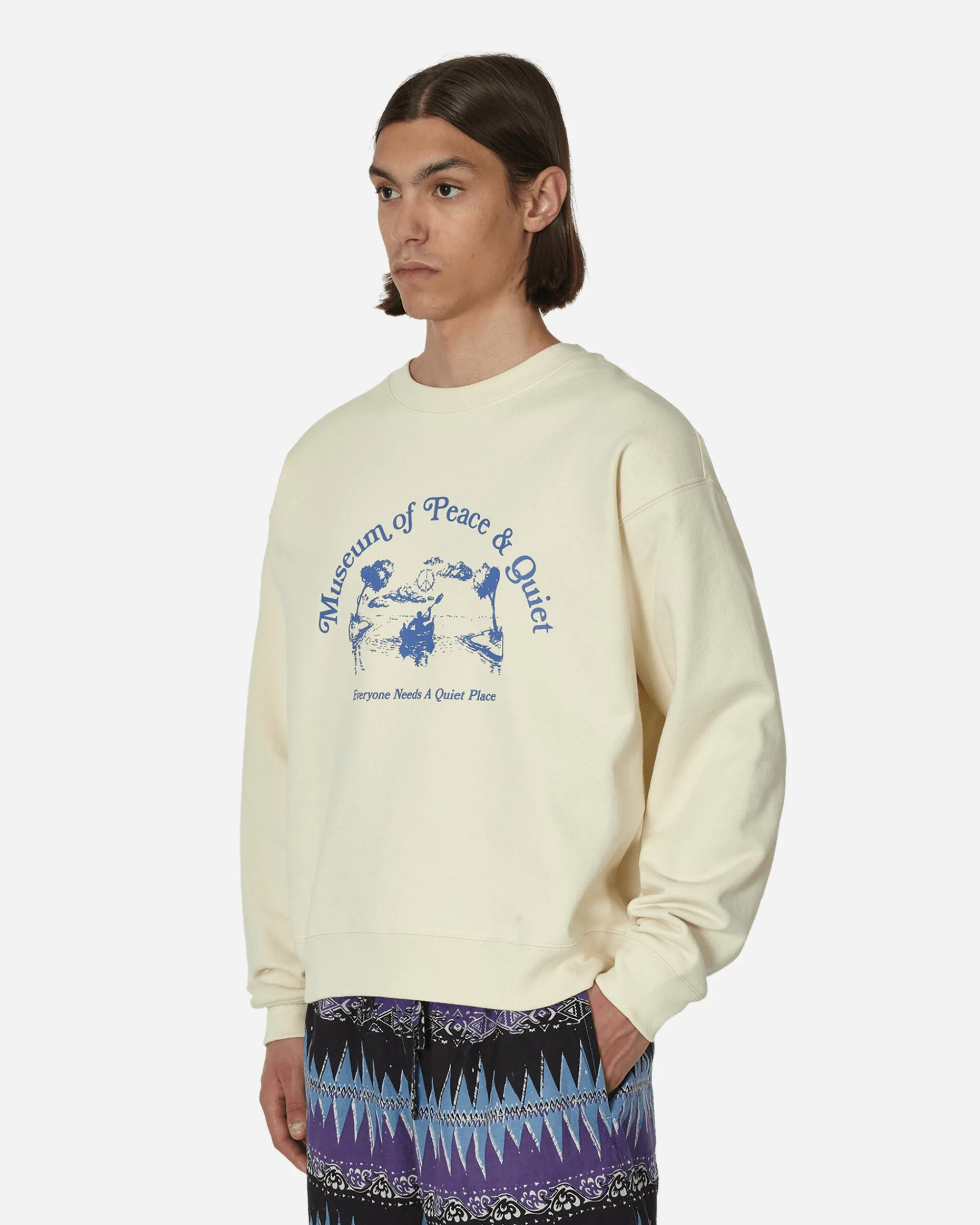 Museum of Peace & Quiet Sweatshirts^Quiet Place Crewneck Sweatshirt Bone