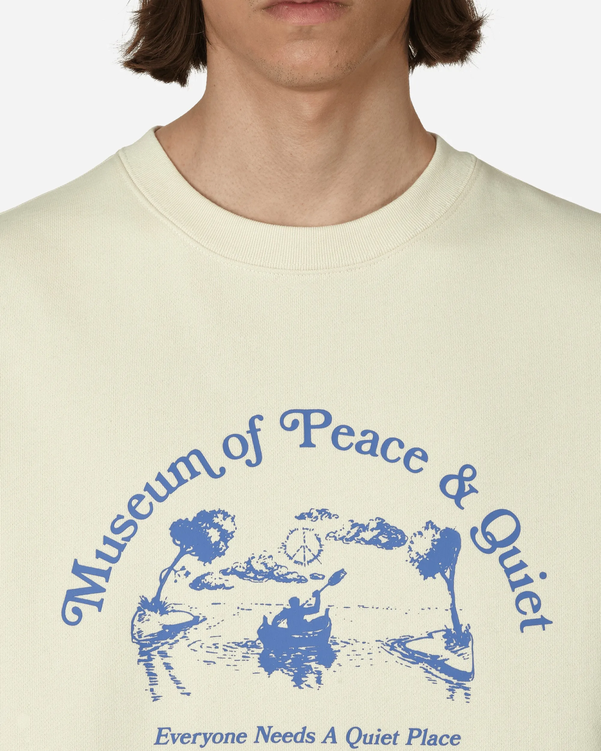 Museum of Peace & Quiet Sweatshirts^Quiet Place Crewneck Sweatshirt Bone