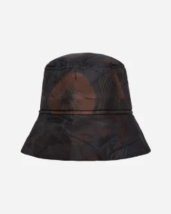Dries Van Noten Hats|Hats^Quilted Floral Bucket Hat Navy