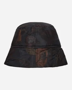 Dries Van Noten Hats|Hats^Quilted Floral Bucket Hat Navy
