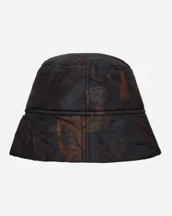 Dries Van Noten Hats|Hats^Quilted Floral Bucket Hat Navy