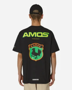 Automobili Amos T-Shirts^Racing Sponsors T-Shirt Black