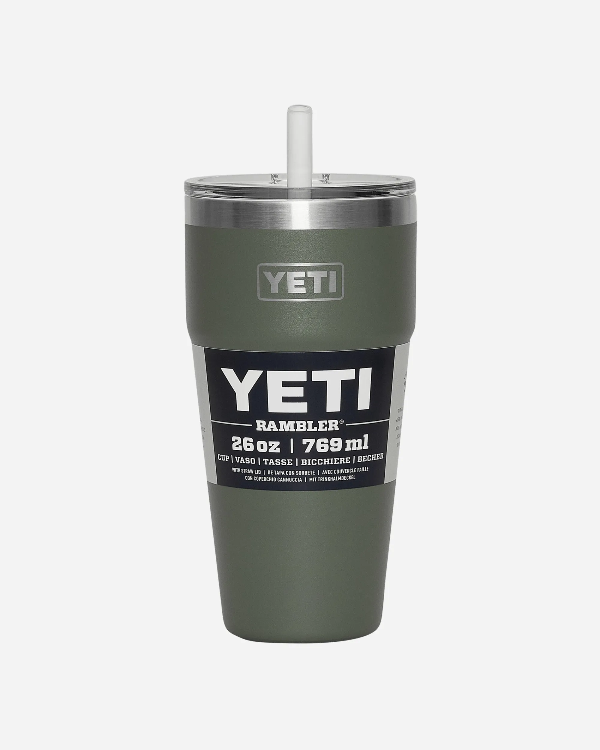 YETI Equipment^Rambler Straw Cup Camp Green