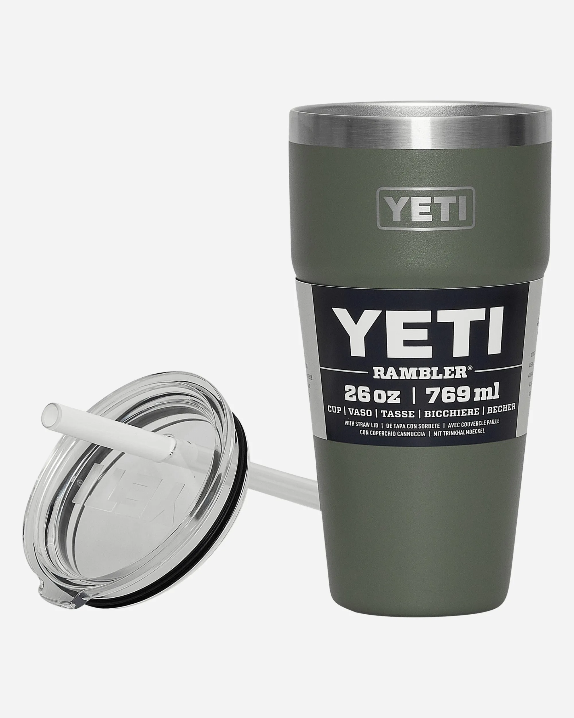 YETI Equipment^Rambler Straw Cup Camp Green