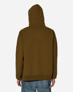 Stray Rats Sweatshirts^Ratstar Zip Up Hoodie Olive