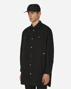 Undercover Shirts^Raw Cut Overshirt Black