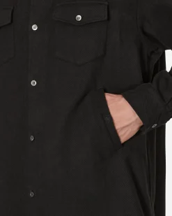 Undercover Shirts^Raw Cut Overshirt Black
