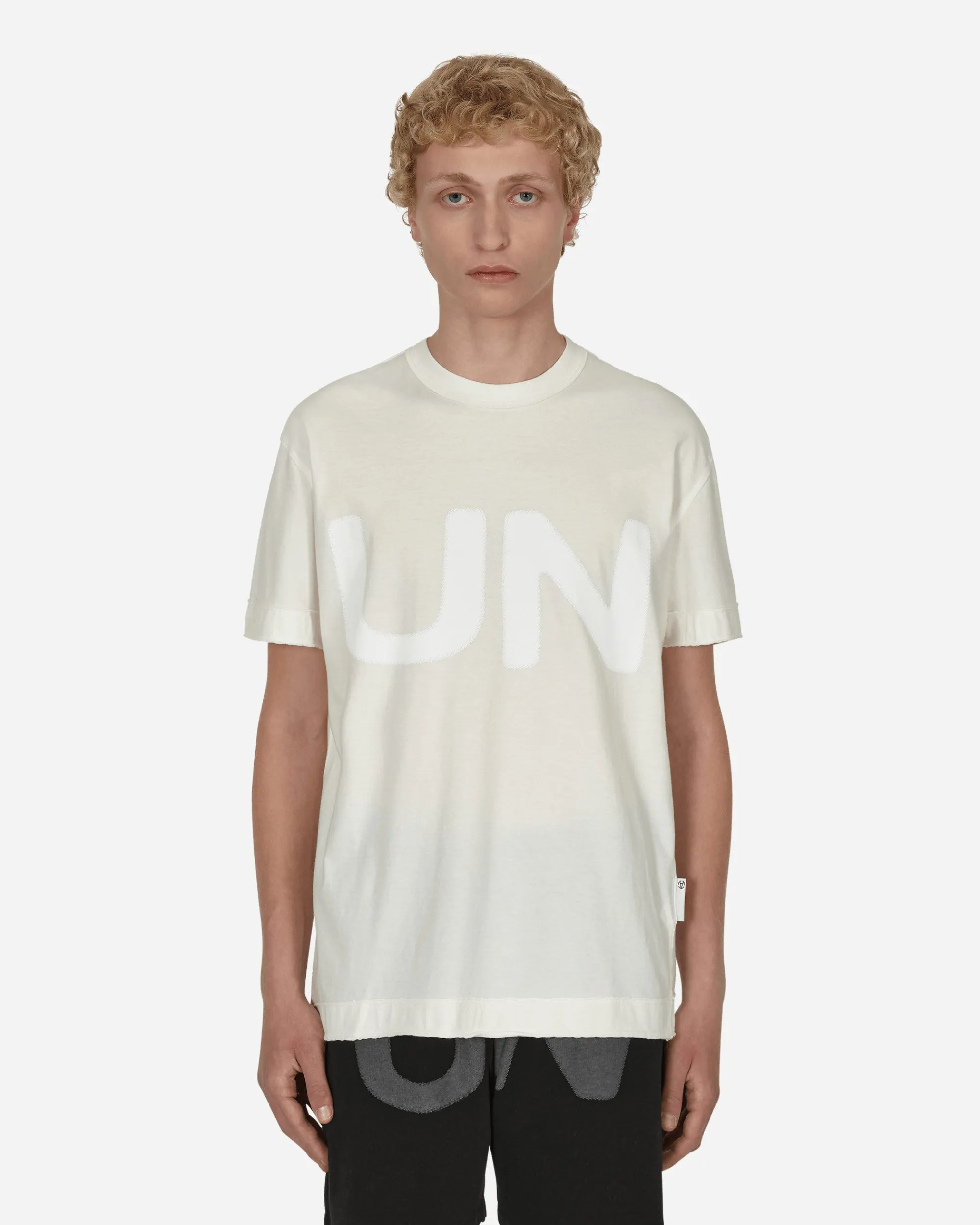Slam Jam T-Shirts^Raw Cut T-Shirt White