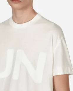 Slam Jam T-Shirts^Raw Cut T-Shirt White