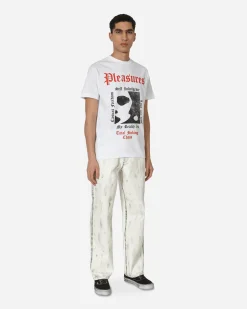 Pleasures T-Shirts^Reality T-Shirt White