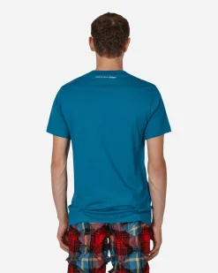 Comme Des Garçons Shirt T-Shirts^Rear Logo T-Shirt Blue