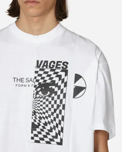The Salvages T-Shirts^Reconstructed T-Shirt White
