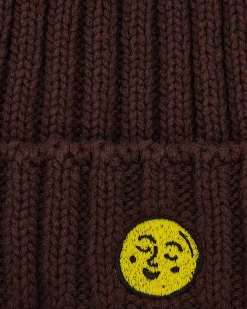 Sky High Farm Hats|Hats^Recycled Cotton Chunk Beanie Brown