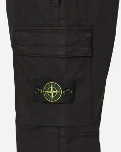 Stone Island Pants^Regular Tapered Cargo Trousers Black