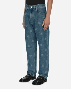 Martine Rose Pants^Relaxed Fit Jeans Blue