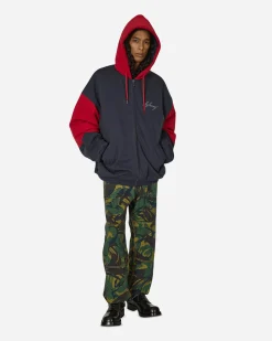 Martine Rose Pants^Reversible Camo Jeans Blue