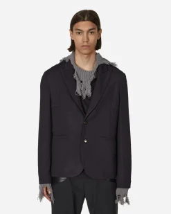 Kiko Kostadinov Coats And Jackets^Ria Ventilation Blazer Dark Blue