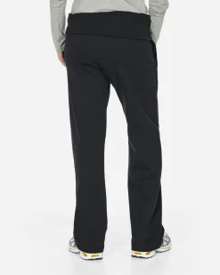 Mainline:RUS/Fr.CA/DE Pants^Rib Waistband Sweatpants Black