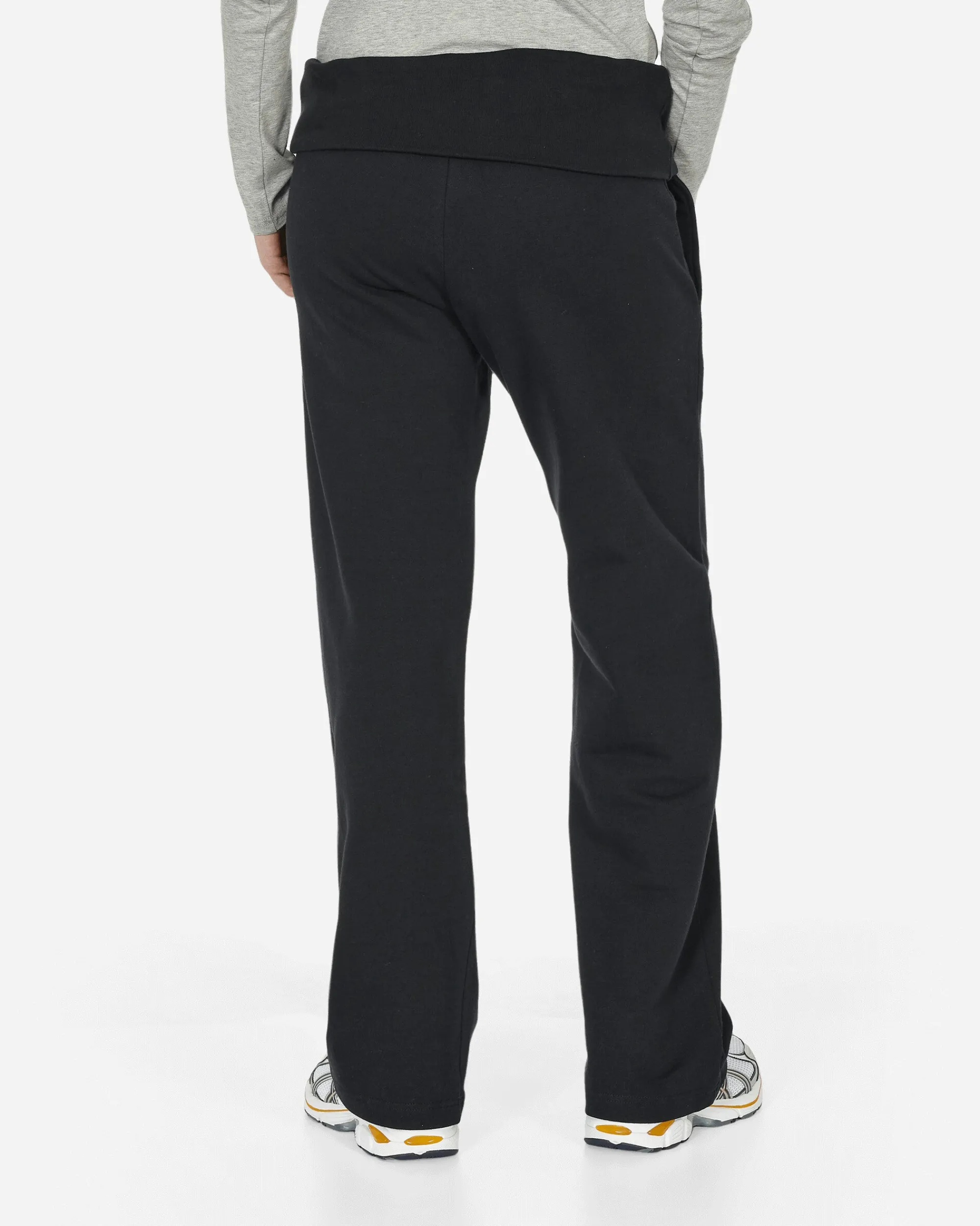 Mainline:RUS/Fr.CA/DE Pants^Rib Waistband Sweatpants Black
