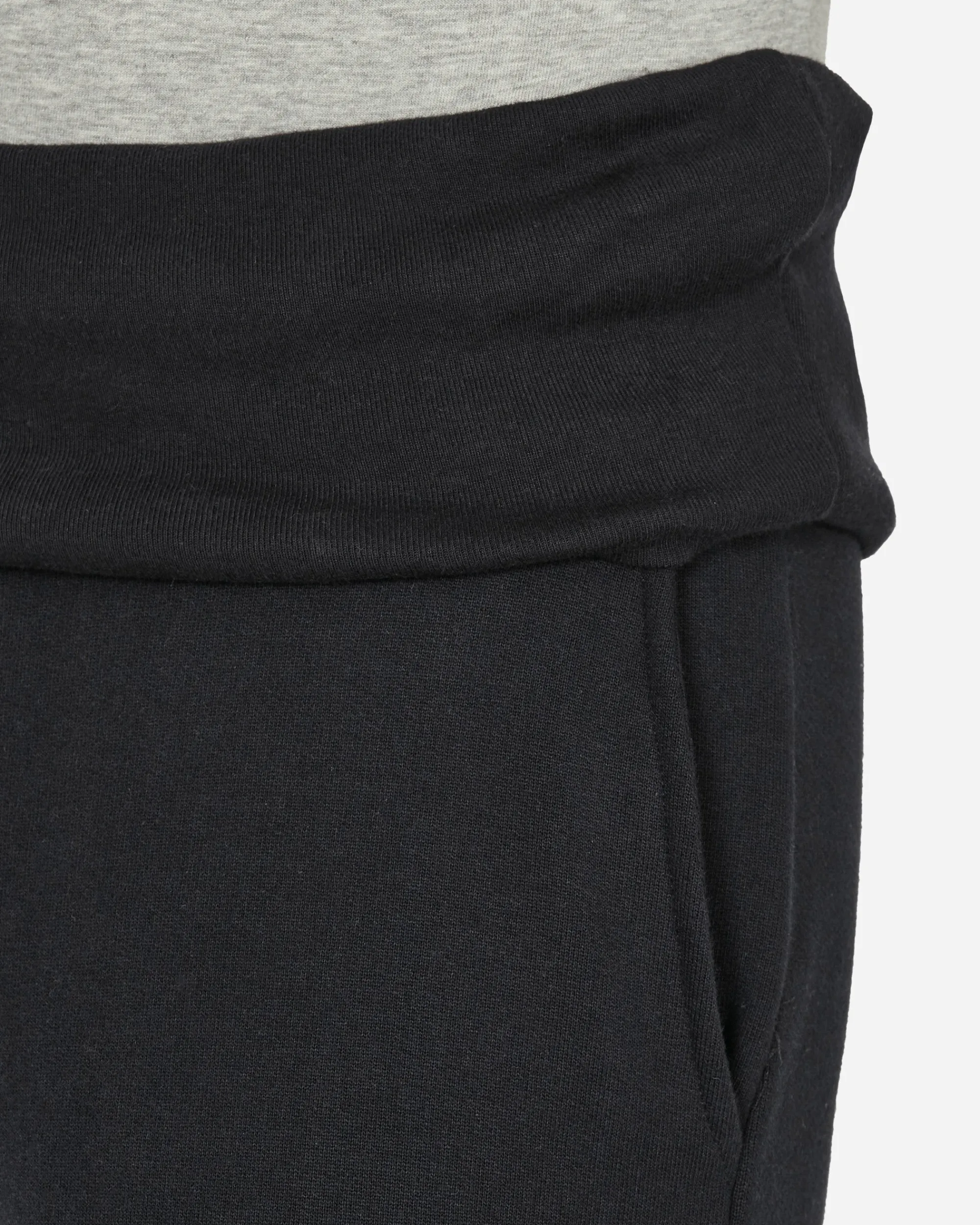 Mainline:RUS/Fr.CA/DE Pants^Rib Waistband Sweatpants Black
