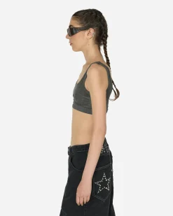 Diesel Underwear^Ribbed Bralette Grey