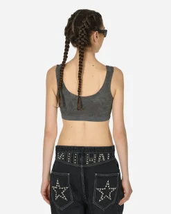 Diesel Underwear^Ribbed Bralette Grey