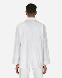 Bode Shirts^RickRack Pajama Shirt White
