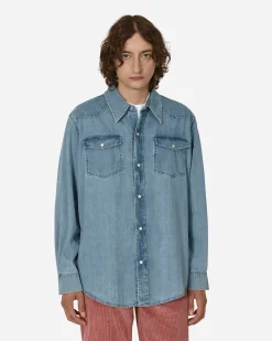 Our Legacy Shirts^Rider Wash Denim Frontier Shirt Blue