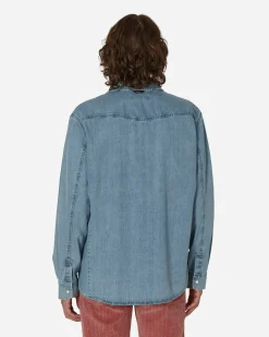 Our Legacy Shirts^Rider Wash Denim Frontier Shirt Blue