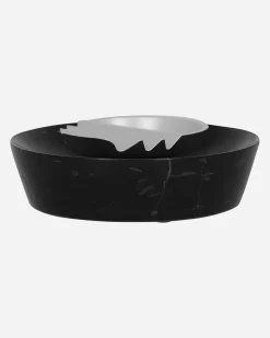 Houseplant High Times^Ridge Ashtray Black