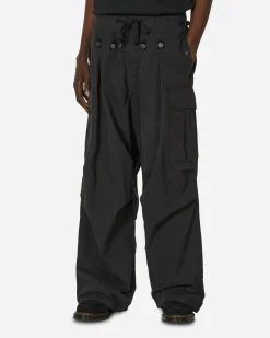 KAPITAL Pants^Rip Stop Jumbo Cargo Pants Black