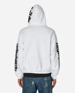 Stray Rats Sweatshirts^Roadkill Zip Up Hooded Sweatshirt White