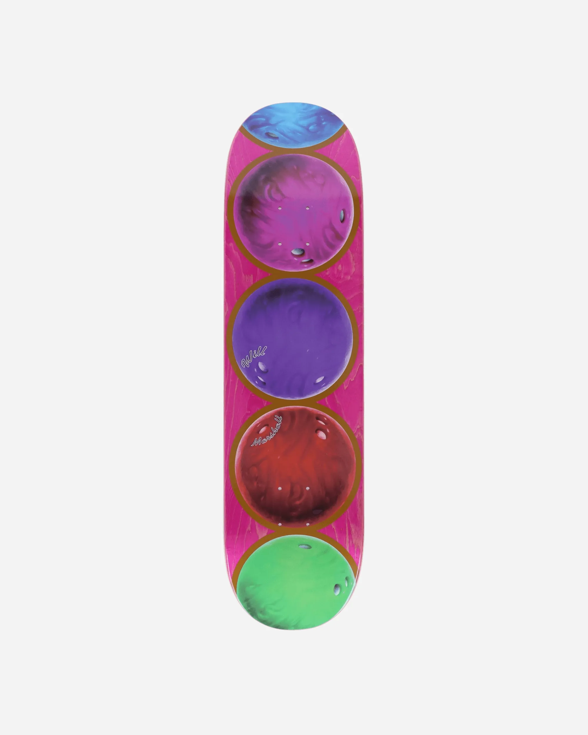 Alltimers Skateboarding^Rollin' Will Deck Multicolor