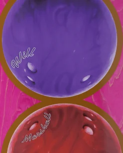 Alltimers Skateboarding^Rollin' Will Deck Multicolor
