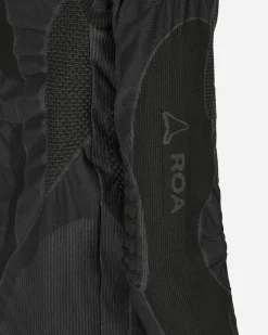 ROA Knitwear^Roundneck 3D Knit Grey / Black