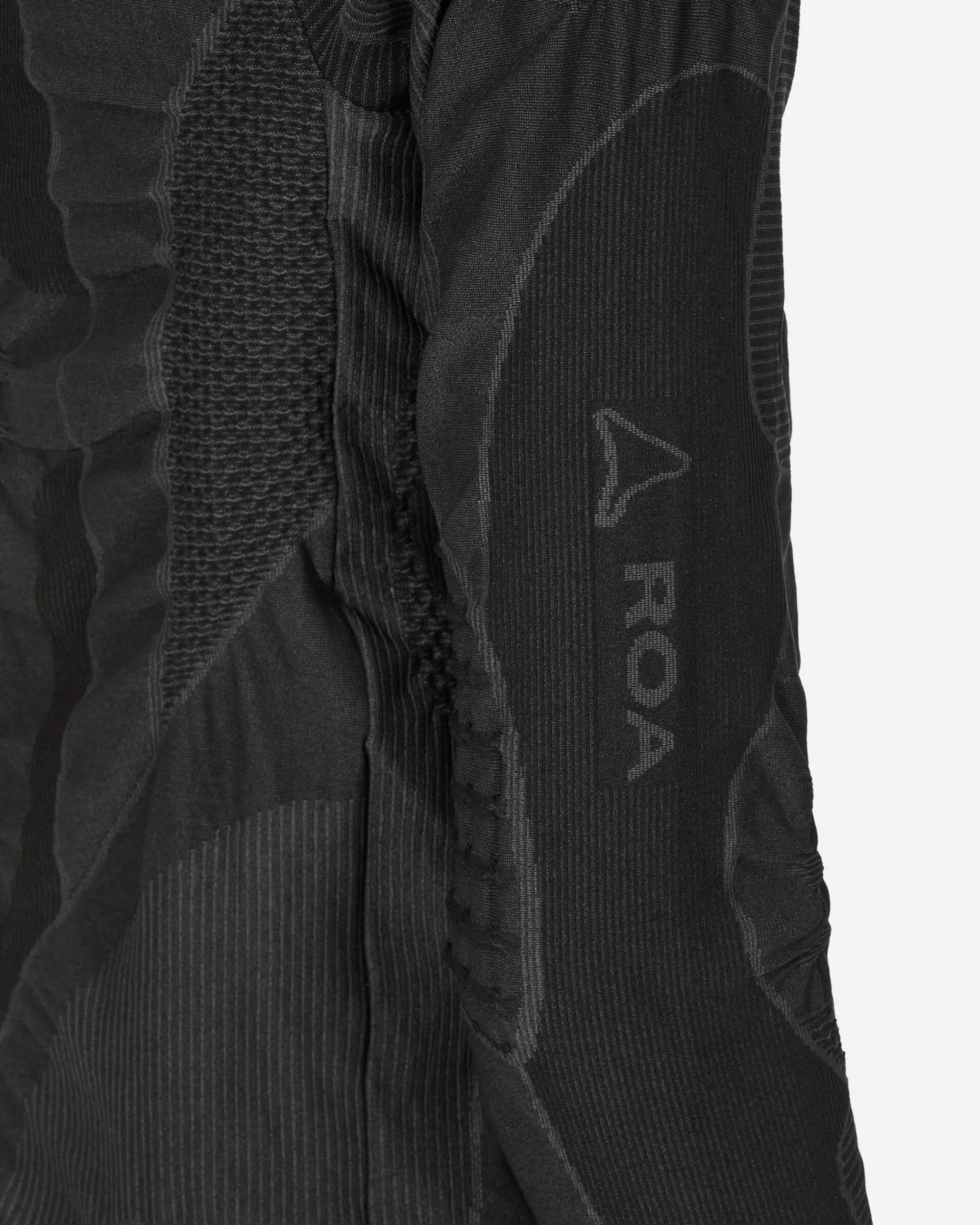 ROA Knitwear^Roundneck 3D Knit Grey / Black