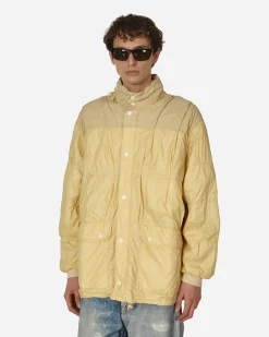 Our Legacy Coats And Jackets^Rubberized Nylon Exhaust Puffa Jacket Cream