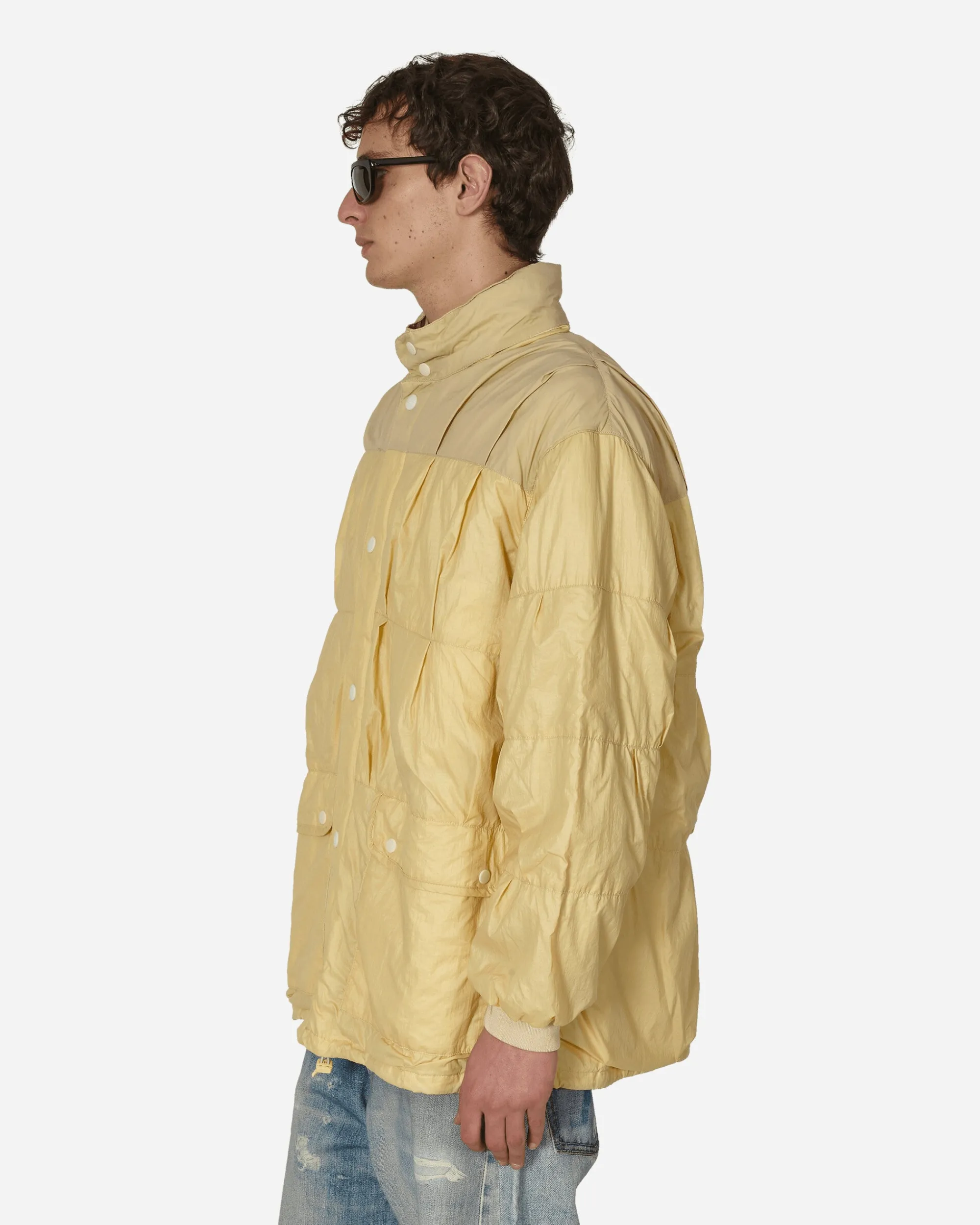 Our Legacy Coats And Jackets^Rubberized Nylon Exhaust Puffa Jacket Cream