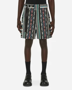sacai Shorts^Rug Jacquard Shorts Multicolor